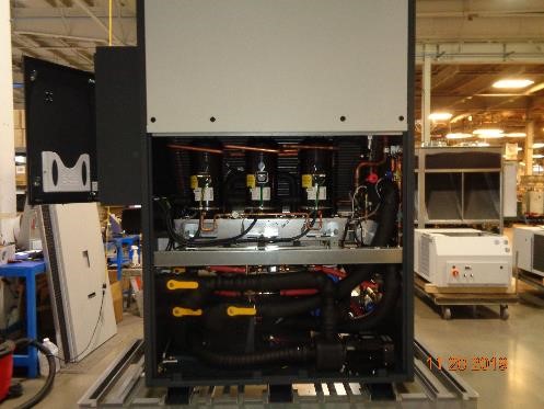 Figure 2 - Laser chiller with Air filters removed
